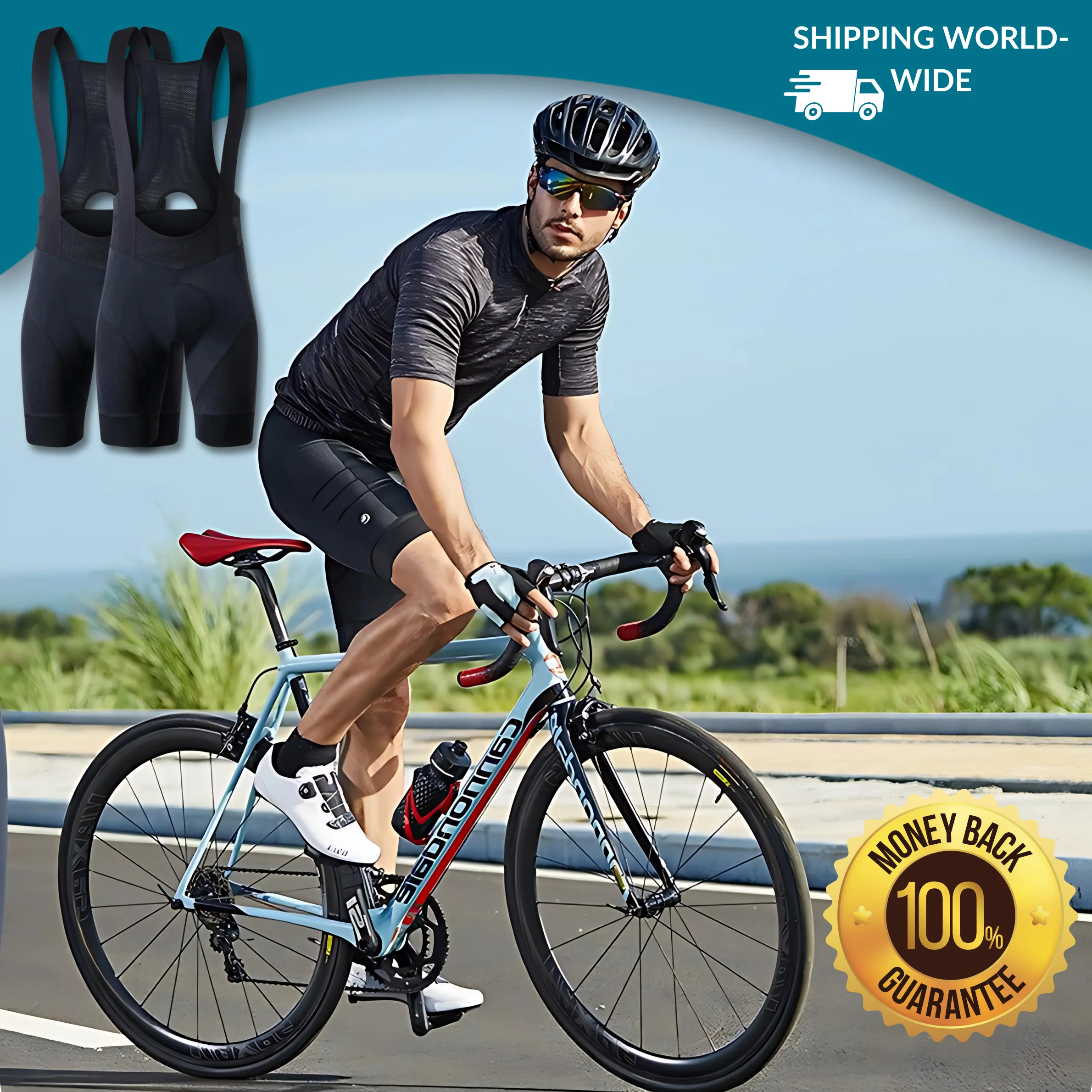 Rippl™ Cycling Bib Shorts - Image 10
