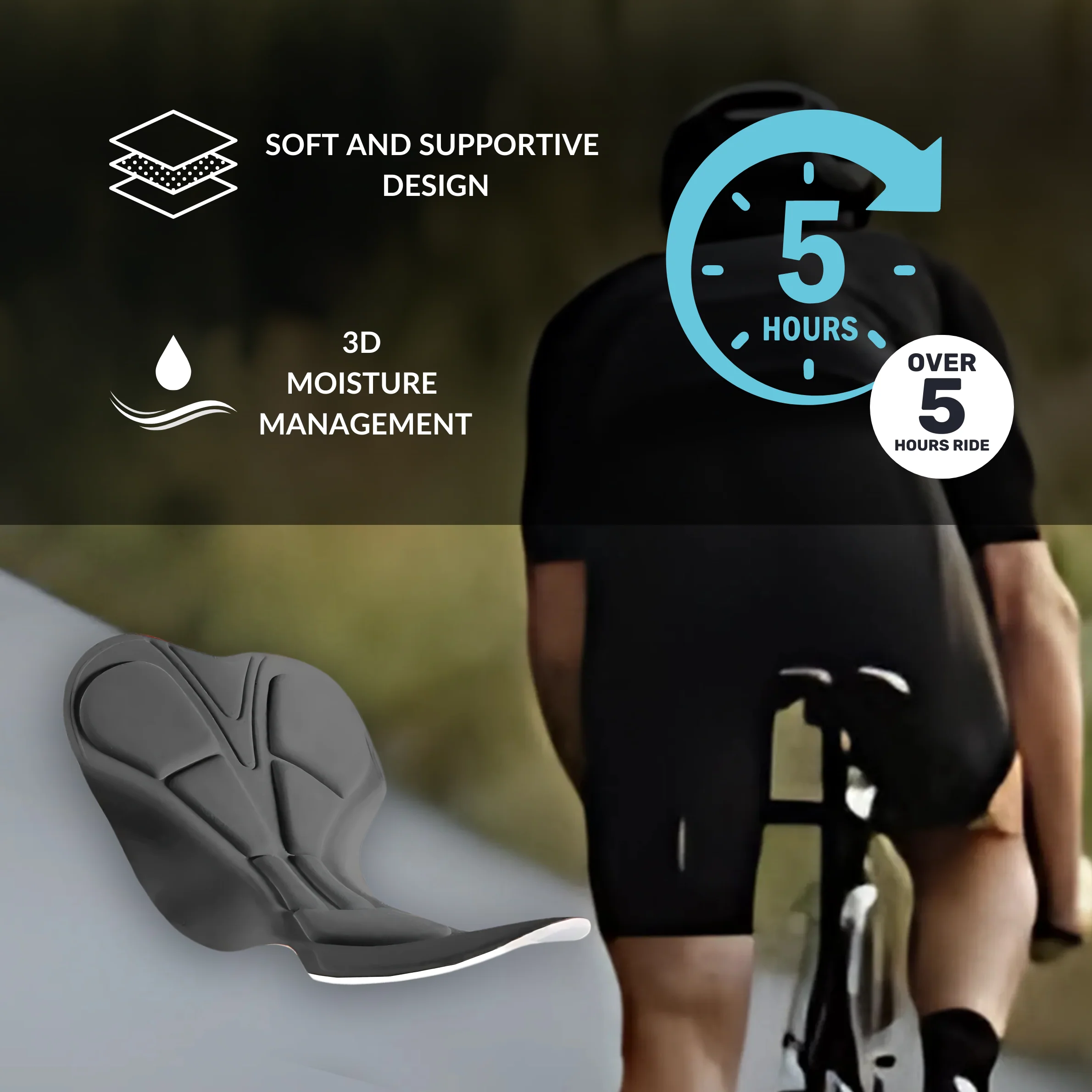 Rippl™ Cycling Bib Shorts - Image 7